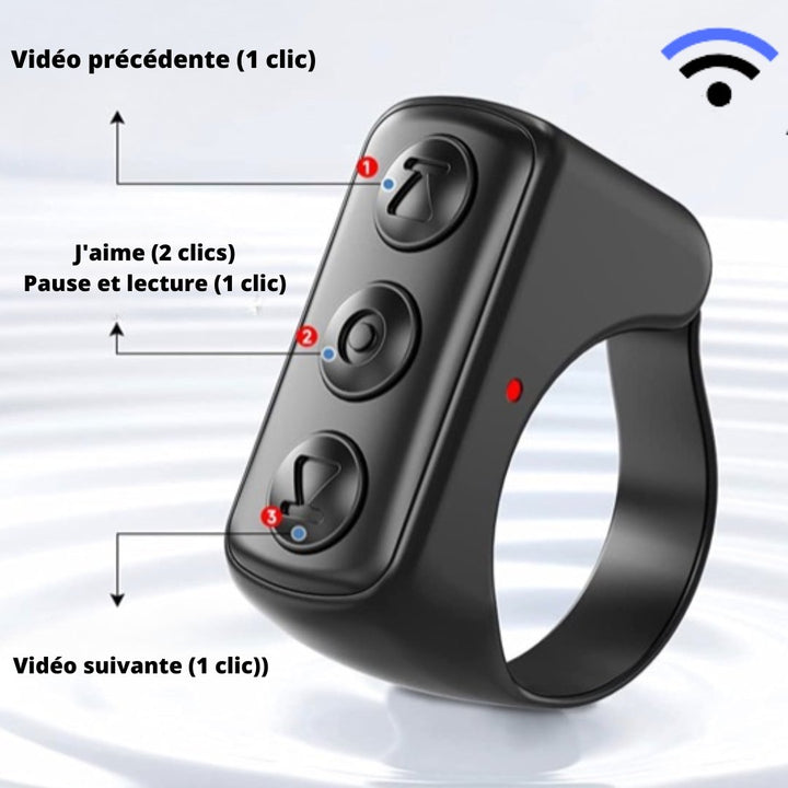 Contrôleur vidéo Bluetooth pour réseaux sociaux | Pour iPhone, Android & tablette - MYVIBES