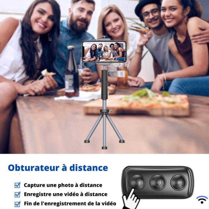 Contrôleur vidéo Bluetooth pour réseaux sociaux | Pour iPhone, Android & tablette - MYVIBES