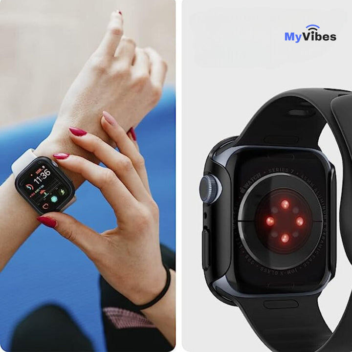 Coque Intégrale pour Apple Watch série 8 ou MY WATCH MAX MYVIBES™ 45mm - Protection Totale - MYVIBES