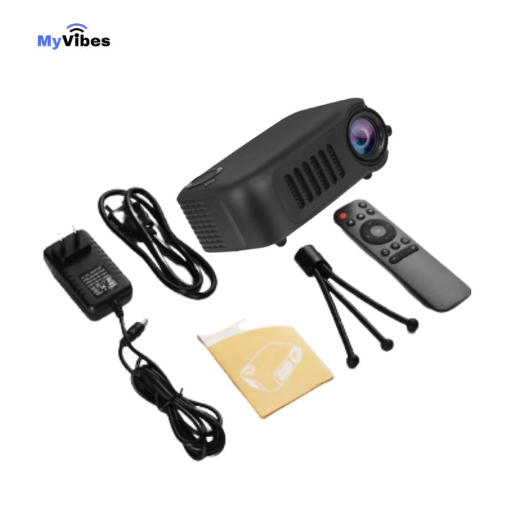 Mini projecteur LED portable | Home Cinéma 1080P LED HD Numérique - MYVIBES