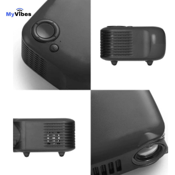 Mini projecteur LED portable | Home Cinéma 1080P LED HD Numérique - MYVIBES