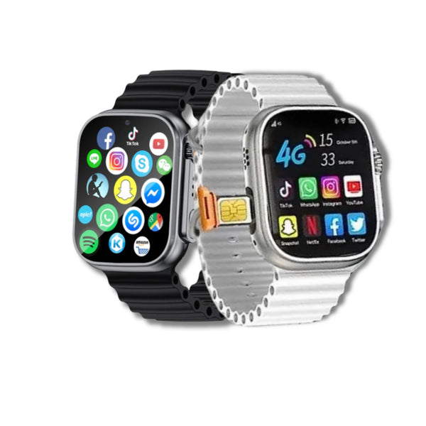 Montre connectée 4G appels et SMS, LTE cellular, MY WATCH ULTRA MAX™ 4G - MYVIBES